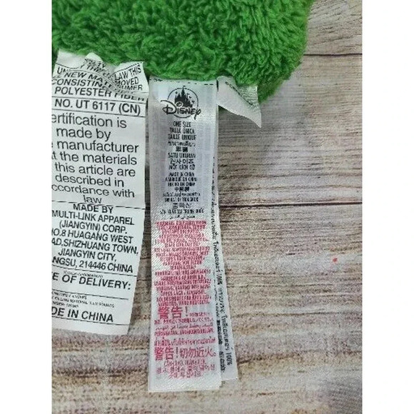 Disney Pixar Toy Story Plush Hamm Pig Face Throw Pillow Pink Green 10" x 4" - Picture 4 of 4